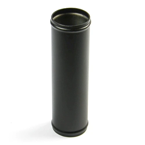 Pipe 76mm x 200mm Alum Powder Coated Black