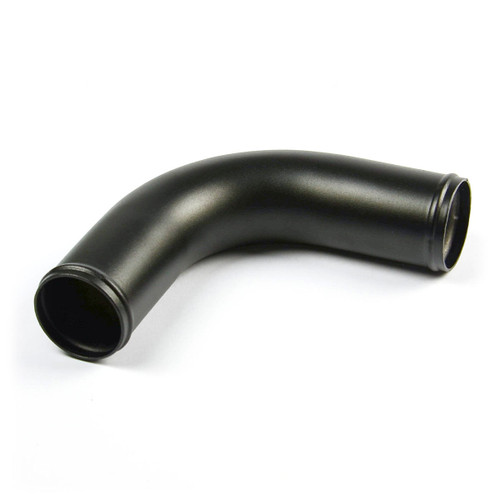 Pipe 57mm x 90Deg Alum Powder Coated Black