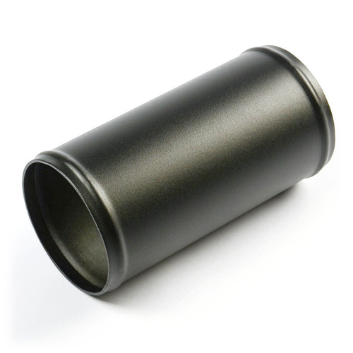 SAAS Pipe Alum Powder Coated Blk 102mm ID x 200mm