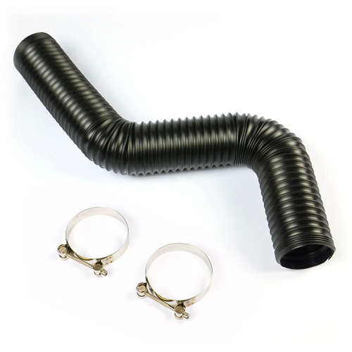 SAAS Flexible Air Induction Hose Black 76mm x 1000