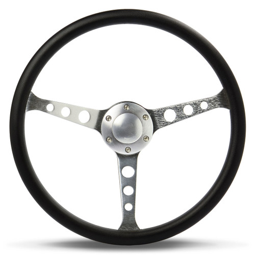SAAS Classic Poly Wheel - Bushed Aluminium with Holes