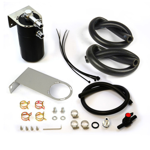 Oil Catch Tank Full Kit Landcruiser 80 Series 1HD 90-98 Blk