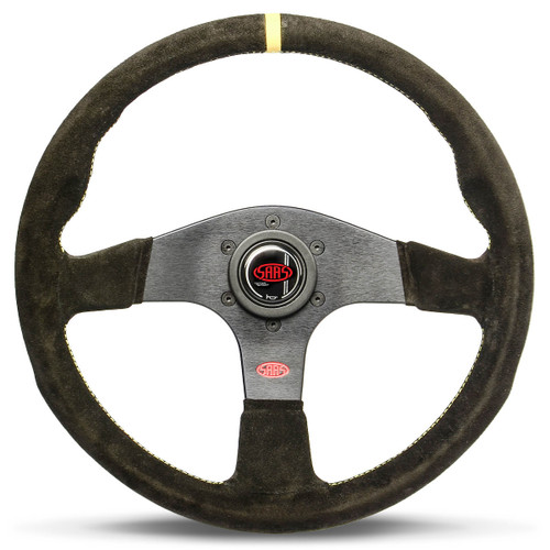 SAAS Steering Wheel Suede Corsa 350mm Indicator