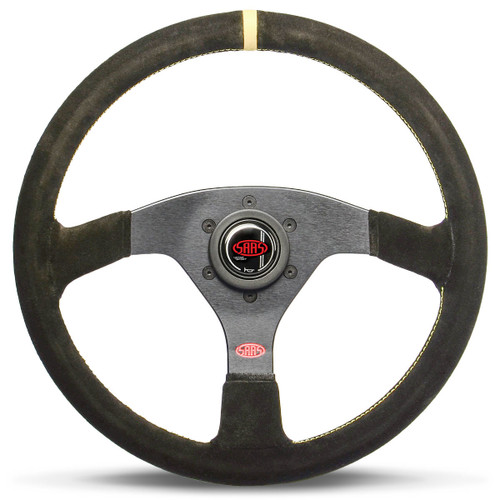 SAAS Steering Wheel Suede Sprint 350mm Indicator