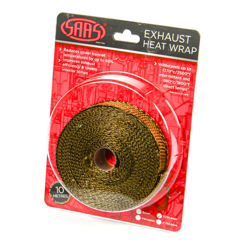 Exhaust Wrap Basalt Titan 25mm (1in) x 10m