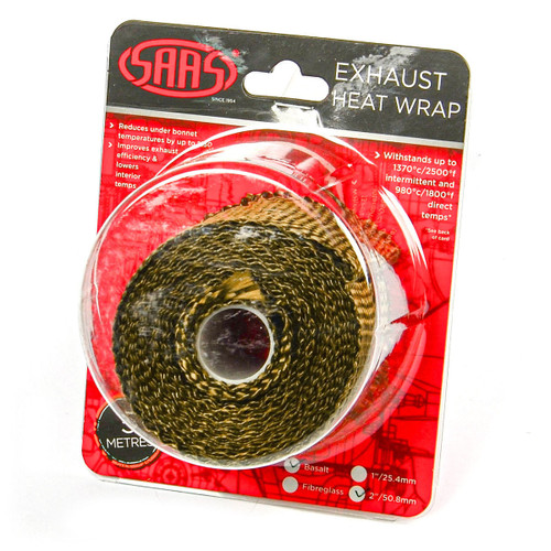 Exhaust Wrap Basalt Titan 50mm (2in) x 5m