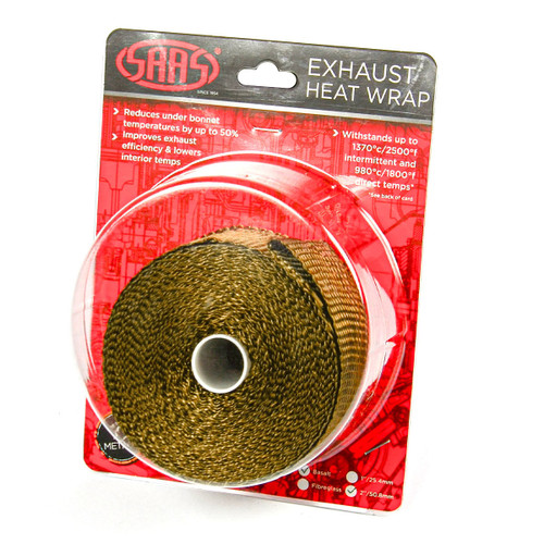 Exhaust Wrap Basalt Titan 50mm (2in) x 10m