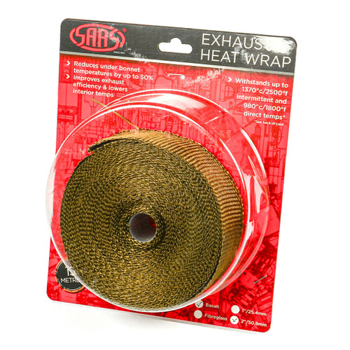 Exhaust Wrap Basalt Titan 50mm (2in) x 15m