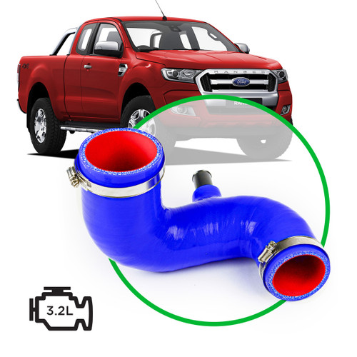 Silicone Airbox to Turbo Blue Intake Pipe Ranger/BT50 12-21