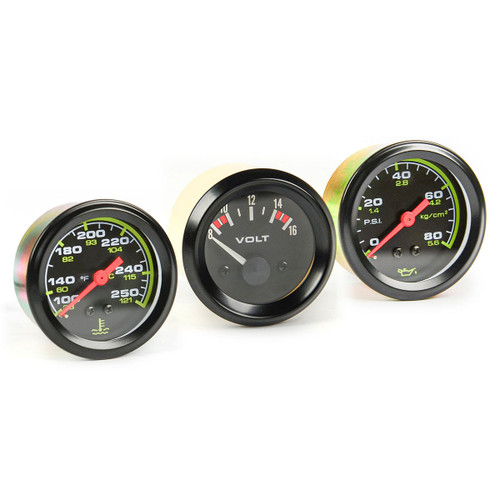 Triple Gauge Set Mech - Water Temp/Oil Press/Volt