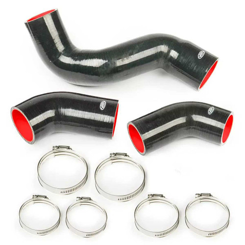 SAAS Silicone Intercooler 3 Pipe Cold Side Kit D40 550 Navara V9X