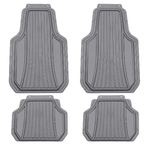 Racer Car Mat Set Heavy Duty Black (4Pc SET)