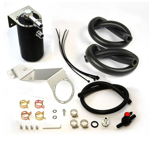 SAAS Oil Catch Tank Full Kit Hilux GUN 2.4L - 2.8L 2015 On Black Tank