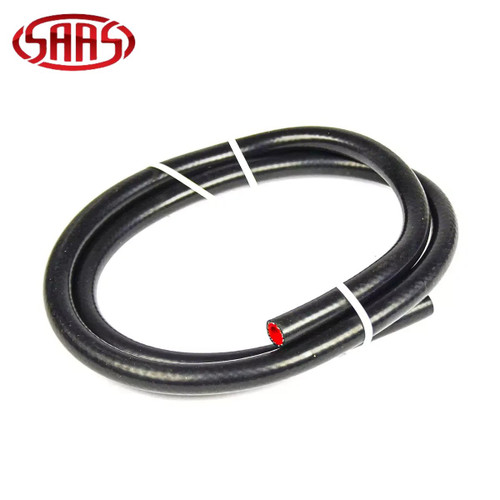 SAAS Silicone Heater Hose 10mm ID x 1.5m Black