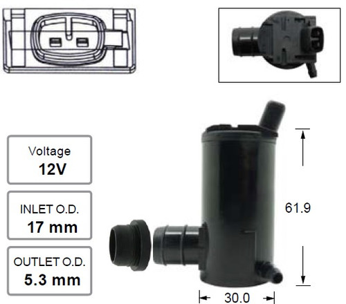 Windscreen Washer Pump