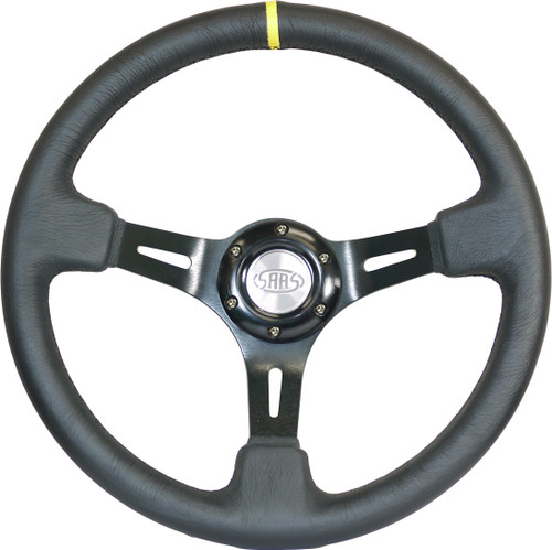 SAAS Leather deep dish steering wheel