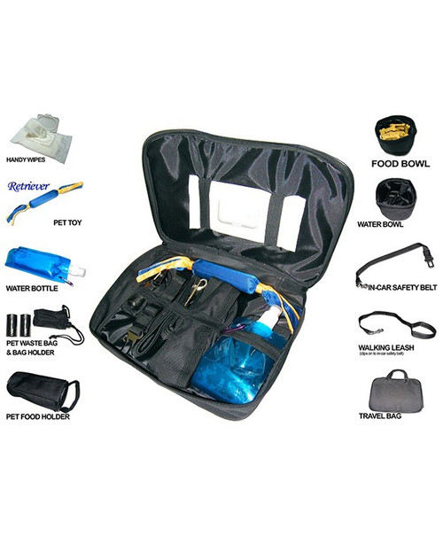 Pet Travelling 12 Piece Combo Kit Suitable for Dog or Cat