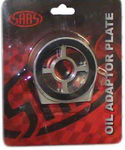 SAAS Oil Adaptor Plate Billet Black
