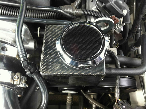Power Steering Reservoir Carbon Fibre Cover with Cap Cover for Commodore