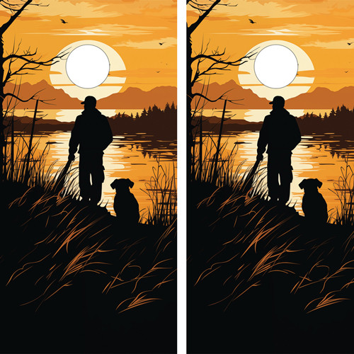Premium Duck Hunting Themed Cornhole Boards main image 0