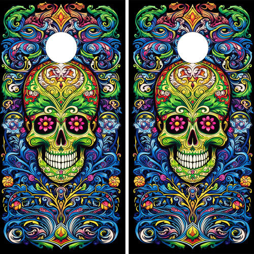 Elevate your cornhole game with our unique cornhole wraps featuring artistic skulls! Transform your boards into a striking masterpiece that combines the thrill of competition with bold, eye-catching designs. Unleash your inner rebel and make a statement with every toss!