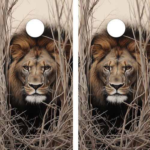 Bring the untamed spirit of the wild to your cornhole games with our professional quality boards featuring captivating wild animal themes! Roar into action with custom designs showcasing majestic lions, fierce tigers, and other awe-inspiring creatures.