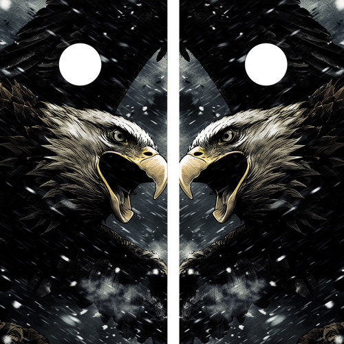 Soar to new heights in your cornhole games with our eagle-themed boards! Capture the majesty and strength of these magnificent birds with custom designs that showcase the spirit of freedom.