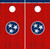 Cornhole boards featuring a TN State Flag