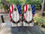 Cornhole boards featuring a USA/American flag and bald eagle