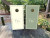 dusty green and cream wedding cornhole boards