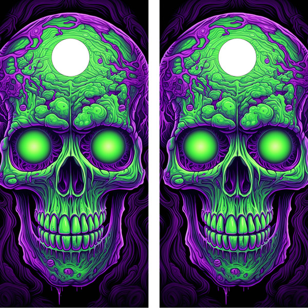 Elevate your cornhole game with our unique cornhole wraps featuring artistic skulls! Transform your boards into a striking masterpiece that combines the thrill of competition with bold, eye-catching designs. Unleash your inner rebel and make a statement with every toss!