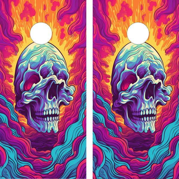 Elevate your cornhole game with our unique cornhole wraps featuring artistic skulls! Transform your boards into a striking masterpiece that combines the thrill of competition with bold, eye-catching designs. Unleash your inner rebel and make a statement with every toss!