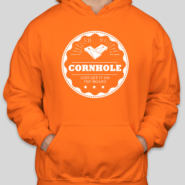 Kyle's Cornhole Boards Unisex Hoodie - Safety Orange