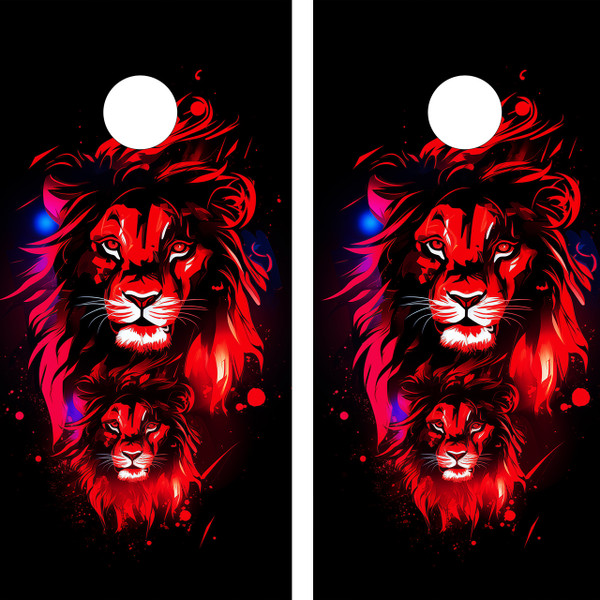 Bring the untamed spirit of the wild to your cornhole games with our wraps featuring captivating wild animal themes! Roar into action with custom designs showcasing majestic lions, fierce tigers, and other awe-inspiring creatures.