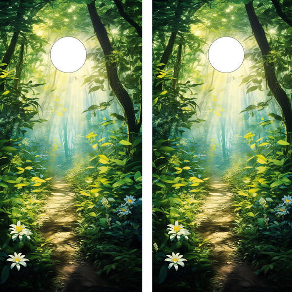 Take your cornhole game into the great outdoors with our camping and nature-themed wraps! Immerse yourself in the beauty of the wilderness with custom designs featuring scenic landscapes, tents, and campfires. Transform your cornhole set into a nature lover's paradise, adding a touch of adventure to every throw.