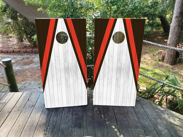 Cleveland Ohio sports teams colors cornhole boards!