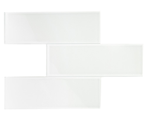 3"x 9" Subway Tile, White