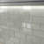 Giorbello Glass Subway Tile, 3 x 6, Light Gray