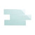 Giorbello Glass Subway Tile, 6 x 12, Baby Blue