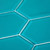 Hexagonal Glass Tile 3"x 9", Dark Teal