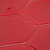 Hexagonal Glass Tile 3"x 9", Ruby Red
