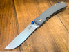 SMITH & SONS OX WITH GREY G-10 AND BLUE ANODIZED BACK SPACER AND THUMB STUD
