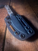 *CUSTOM SHOP* SHOAL (MAGNACUT)  BLACK MICARTA W/ REDSTONE RICHLITE BLACKOUT