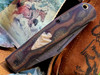 Marshland Trapper Apache *Knapped*(Twisted Autumn Micarta w/ Bone Linen Micarta Arrowhead Shield/Blackout Blade) Custom Drop