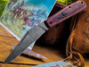 Marshland Trapper Apache *Knapped*(Mojave Micarta w/ Onyx Richlite Arrowhead Shield/Blackout Blade) Custom Drop