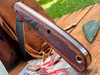 Marshland Trapper Apache *Knapped*(Mojave Micarta w/ Onyx Richlite Arrowhead Shield/Blackout Blade) Custom Drop