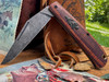 Marshland Trapper Apache *Knapped*(Mojave Micarta w/ Onyx Richlite Arrowhead Shield/Blackout Blade) Custom Drop