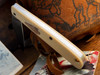 Marshland Trapper Apache *Knapped*(Bone Linen Micarta w/ Roux Paper Arrowhead Shield/Blackout Finish) Custom Drop
