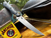 *CUSTOM SHOP* MAGNACUT 4PC KITCHEN SET W/ BLACK LINEN MICARTA SCALES/RED G-10 LINERS