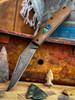 Marshland Trapper Apache *Knapped*(Roux Paper Micarta w/ Mexican Blanket Micarta Arrowhead Shield/Blackout Blade) Custom Drop
